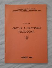 kniha Obecná a srovnávací pedagogika, Univerzita Palackého 1982