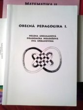 kniha Obecná pedagogika I., Hanex 1998