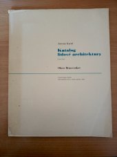 kniha Katalog lidové architektury. Část 3, - Okres Brno-venkov, Kraj. středisko st. památkové péče a ochrany přírody 1979