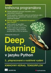 kniha Deep learning v jazyku Python 2. přepracované a rozšířené vydání, Grada 2023