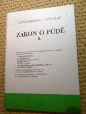 kniha Zákon o půdě. Seš. 2, Vyšehrad 1991