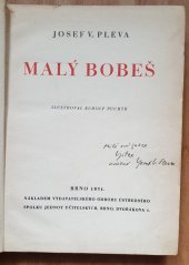 kniha Malý Bobeš, Ústřední spolek jednot učitelských 1931