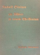 kniha  Rudolf Steiner als Führer zu neuem Christentum, Verlag 1933