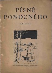 kniha Písně ponocného [a hlásného], Antonín Šorm 1940
