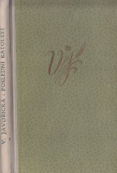 kniha Poslední ratolest román, Vyšehrad 1941