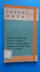 kniha Venkov umění a umění venkovu Výstava Zemědělské jednoty 1929, Zemědělská jednota 1929