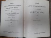 kniha Soupis památek historických a uměleckých v království Českém od pravěku do polovice XIX. století. XXXIX, - Politický okres Rakovnický., Archeologická komise při České Akademii císaře Františka Josefa pro vědy, slovesnost a umění 1913