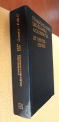 kniha Staročeská bible drážďánská a olomoucká III, - Genesis - Esdráš - kritické vydání nejstaršího českého překladu Bible ze 14. století., Academia 1988