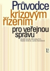 kniha Průvodce krizovým řízením pro veřejnou správu, Linde 2004