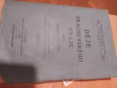 kniha Děje Prachenského kraje, Theodor Kopecký 1926