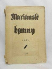 kniha Marianské hymny. I, Humana 1925