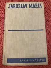 kniha Panstvo v taláru [První díl] román., L. Mazáč 1937