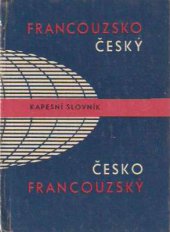 kniha Francouzsko-český a česko-francouzský kapesní slovník, SPN 1989