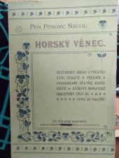 kniha Horský věnec Histor. obraz z počátku XVIII. století, Šašek a Frgal 1903