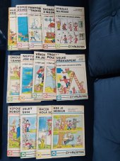 kniha čtyřlístek sada 14 ks č.50 - č.87 č. 50,5457, 67, 68, 70, 71, 72, 74, 75, 82, 84, 86, 87, Orbis Praha  1976