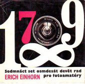 kniha Sedmnáct set osmdesát devět rad pro fotoamatéry, Práce 1968