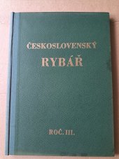kniha Československý rybář Ročník III., Orgán jednoty českých rybářů 1948
