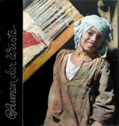 kniha Blumen der Wüste ägyptische Kinder weben Bildteppiche, Artia 1968