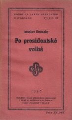 kniha Po presidentské volbě, Svaz národního osvobození 1936