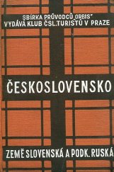kniha Průvodce po Československé republice. II. část, - Země Slovenská a Podkarpatoruská, Orbis 1930