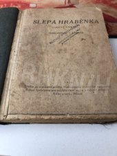 kniha Slepá hraběnka Lidový román, Ilustrovaný týdeník zpravodaje 1934