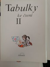 kniha Tabulky ke čtení II, Scientia 1995