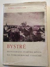 kniha Bystré monografie starého města na Českomoravské vysočině, Místní národní výbor 1948