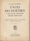 kniha Úvod do poetiky pro vyšší třídy středních škol českých, Bursík & Kohout 1937