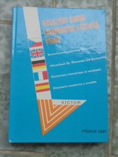 kniha Vícejazyčný slovník ekonomických a účetních výrazů [česko-slovensko-anglicko-německo-francouzsko-španělský], Victor Print 1991