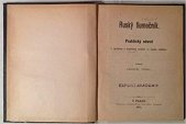 kniha Ruský tlumočník Praktický návod k rychlému a snadnému naučení se jazyku ruskému, Edvard Grégr 1868