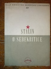 kniha O sebekritice, Svoboda 1952