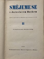 kniha Smějeme se s Jaroslavem Haškem II. [díl] výbor nejlepších Haškových humoresek., Karel Synek 1946