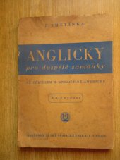 kniha Anglicky pro dospělé samouky se zřetelem k angličtině americké, Česká grafická Unie 1946