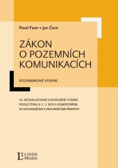 kniha Zákon o pozemních komunikacích s komentářem a vyhláškou, Linde 1997