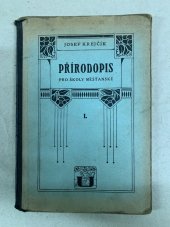 kniha Přírodopis pro školy měšťanské. Díl první, Česká grafická Unie 1927