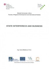 kniha State Interference and Business, Mendelova univerzita v Brně 2013