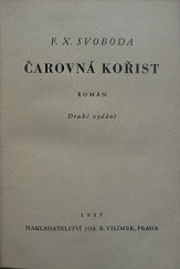 kniha Čarovná kořist Román, Jos. R. Vilímek 1937