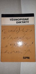kniha Těsnopisné diktáty, SPN 1977