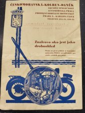 kniha Motocykl Praga OHC 500ccm Kolben-Daněk stroj s tradicí, Kolben-Daněk 1929