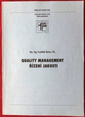 kniha Quality management řízení jakosti, Zdeněk Novotný 2004