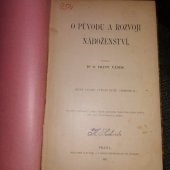 kniha O původu a rozvoji náboženství (nové laciné vydání spisu Animismus), [O. František Vaněk] 1901