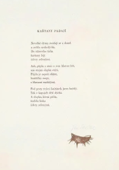 kniha Kaštany padají [Báseň, Dům umění 1955