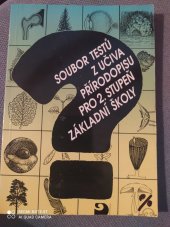 kniha Soubor testů z učiva přírodopisu pro 2. stupeň základní školy, Fortuna 1995