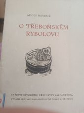 kniha O třeboňském rybolovu, Krajské nakladatelství 1958