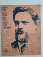 kniha Milostný deník Zdeňka Fibicha výběr z cyklu Nálady, dojmy a upomínky, Supraphon 1976