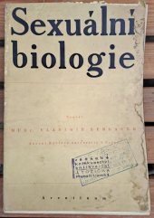 kniha Sexuální biologie, Aventinum Praha 1931