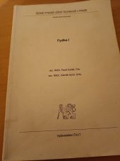 kniha Fyzika I , Vydavatelství ČVUT 1994