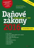 kniha Daňové zákony 2016 s komentářem změn, BizBooks 2016