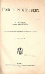 kniha Úvod do řeckých dějin, Bursík & Kohout 1909