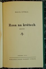 kniha Rosa na květech básně, Volná tribuna 1932